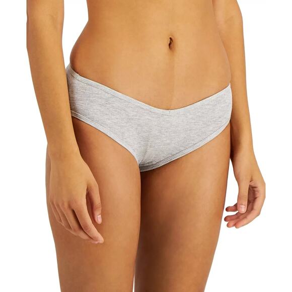 Lot Bundle of 3 Hipster Underwear Panties Jenni Womens XL Ribbed Gray Beige NEW - Picture 4 of 4